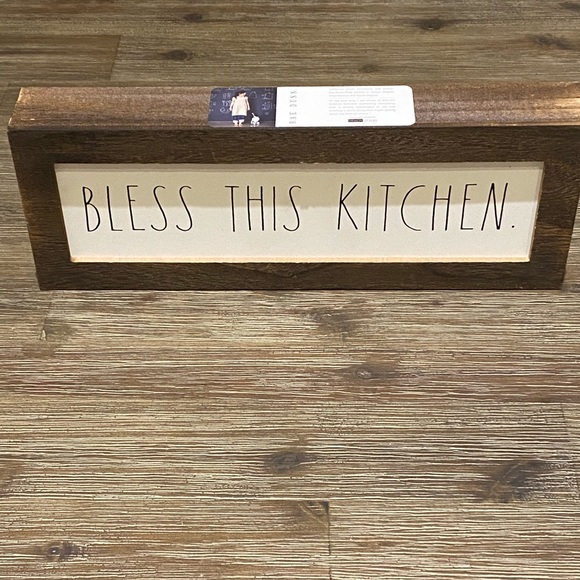 Rae Dunn Accessories - Rae Dunn BLESS THIS KITCHEN sign